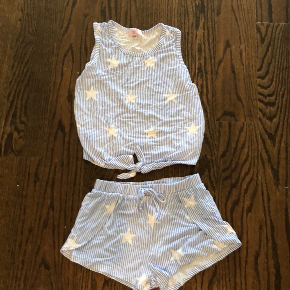 Sofi striped star outfit